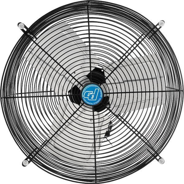 Cd Continental Dynamics 18in Direct Drive Exhaust Fan, 1 Speed, 5250 CFM, 1/8 HP 246508 - main